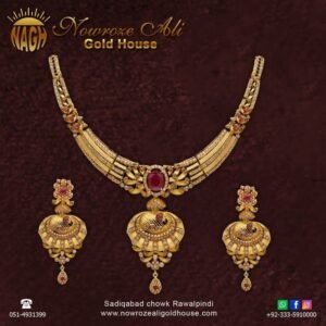 Gold Necklace Design 0036