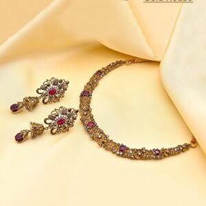 Gold Necklace Design 056